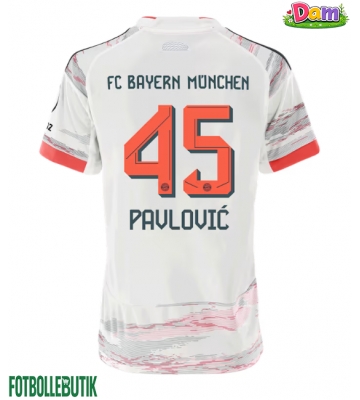 Bayern Munich Aleksandar Pavlovic #45 Bortatröja Kvinnor 2025-26 Kortärmad